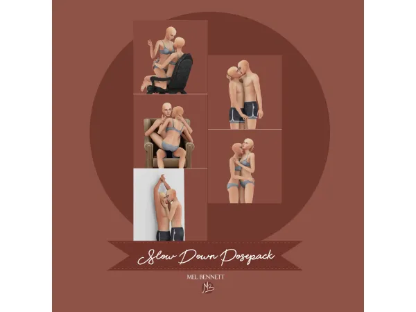Mix Slow Down Posepack - The Sims 4 Custom Content