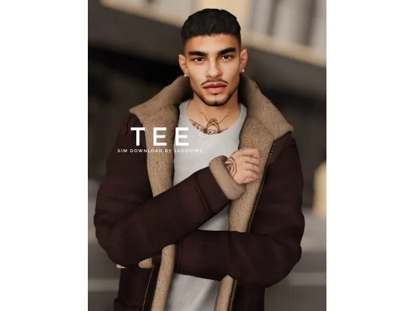 Alpha Tee (Sim Download) - The Sims 4 Custom Content