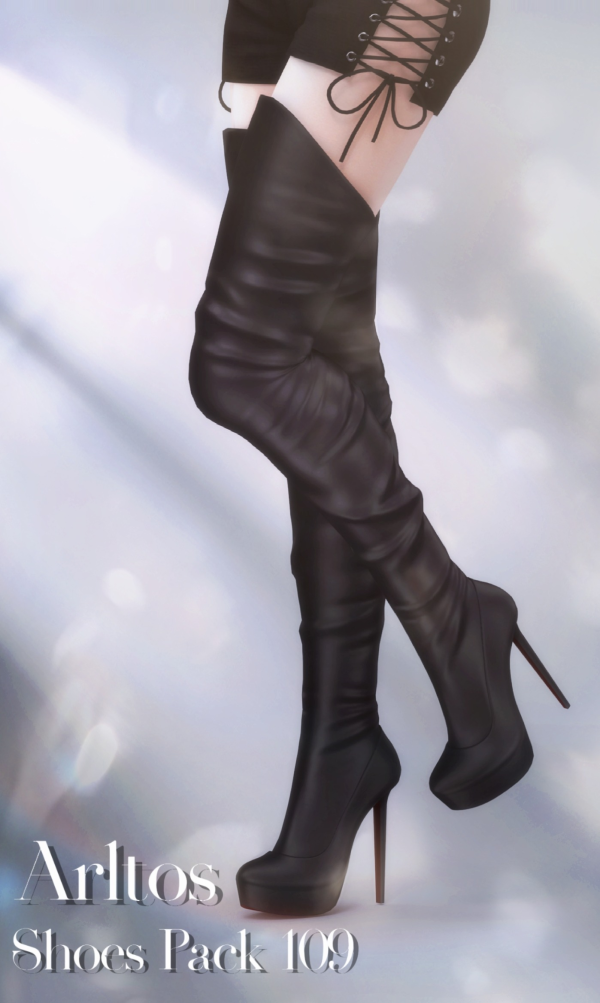 Alpha Shoes Pack 109 by simsfinds - The Sims 4 Custom Content