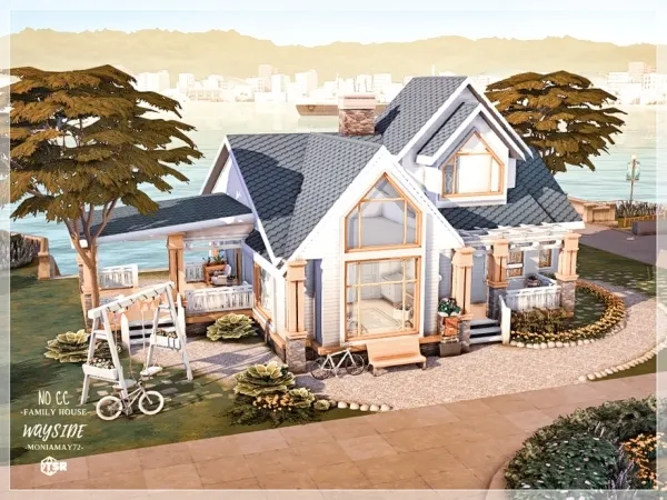 Maxis Match Wayside Family Home No by moniamay72 - The Sims 4 Custom Content