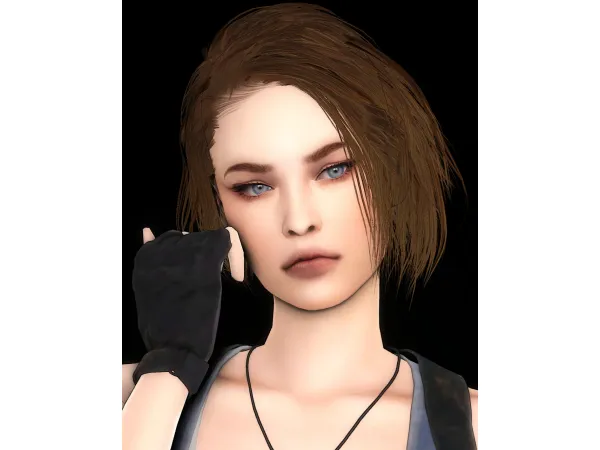 Alpha jill valentine by deepmoon - The Sims 4 Custom Content