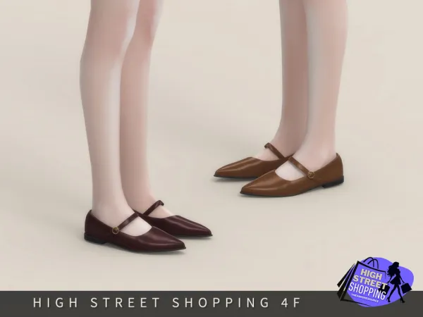 Mix Pointed Toe Flats by Arltos - The Sims 4 Custom Content