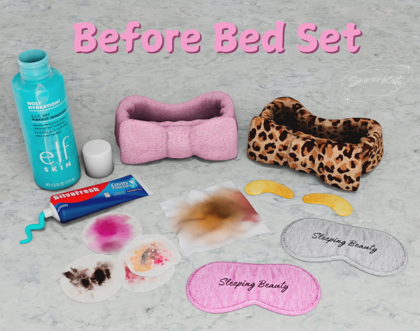 Alpha Before Bed Set by simmerkatex - The Sims 4 Custom Content