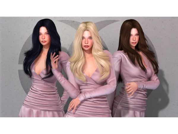 Alpha Alycia Hairstyle - The Sims 4 Custom Content