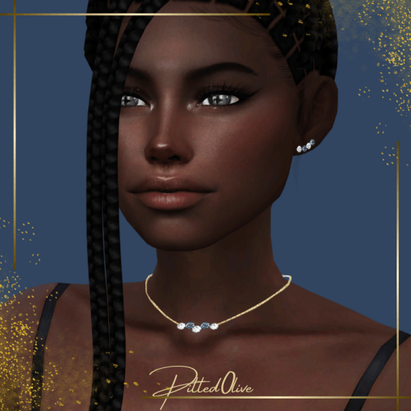 Mix Alexis Necklace by pitted0live - The Sims 4 Custom Content