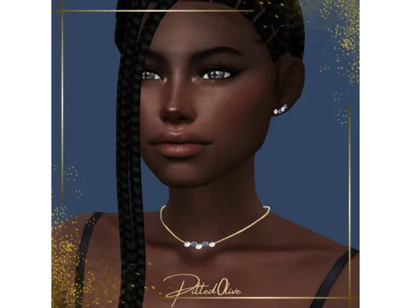 Mix Alexis Necklace by Pitted0live - The Sims 4 Custom Content