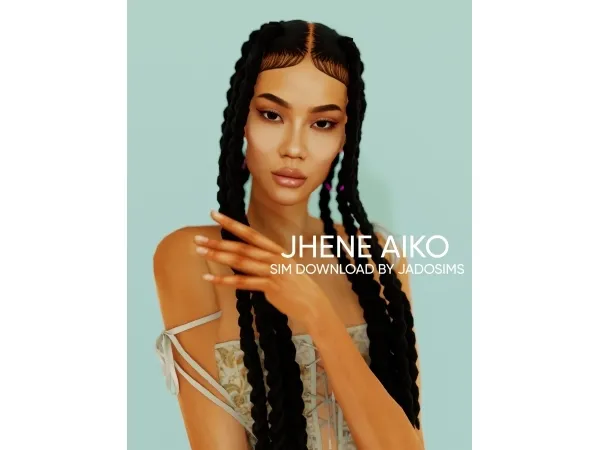 Alpha Jhene Aiko (Sim Download) - The Sims 4 Custom Content