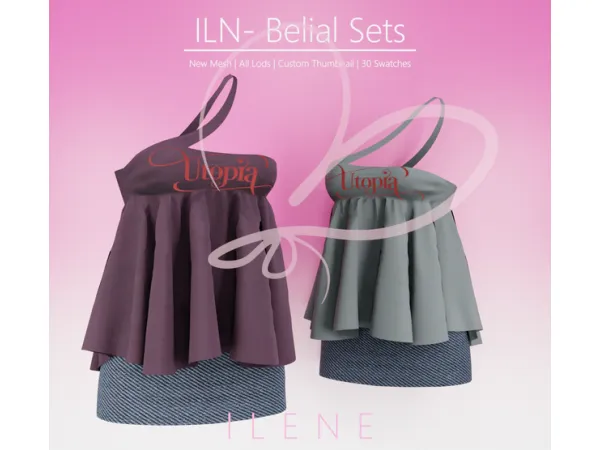 Mix ILN Belial Sets - The Sims 4 Custom Content