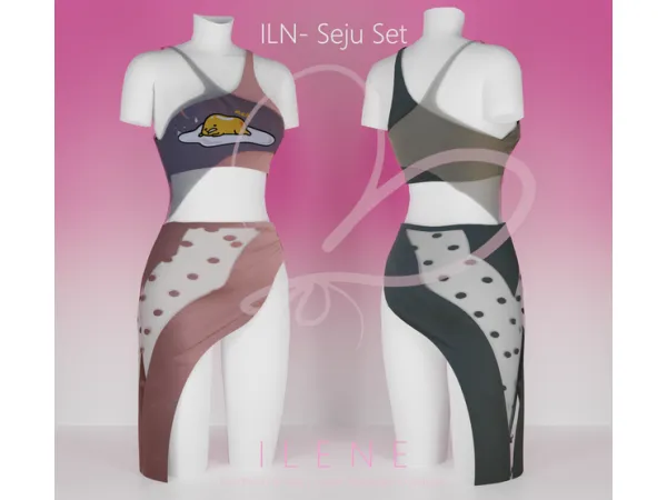 Mix ILN Seju Set - The Sims 4 Custom Content