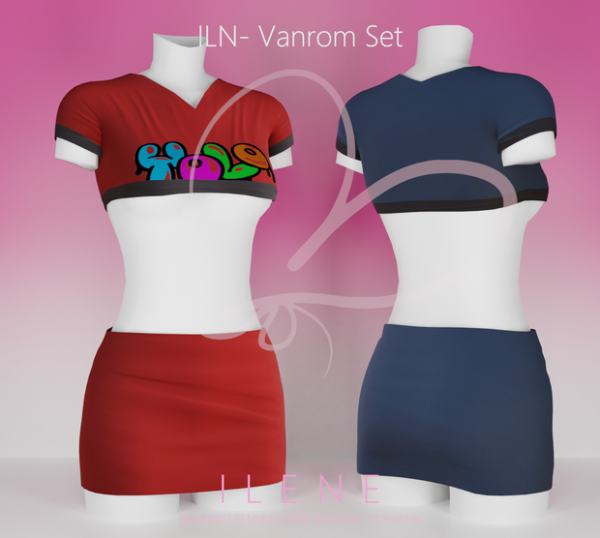 Alpha ILN Vanrom Set by simsfinds - The Sims 4 Custom Content
