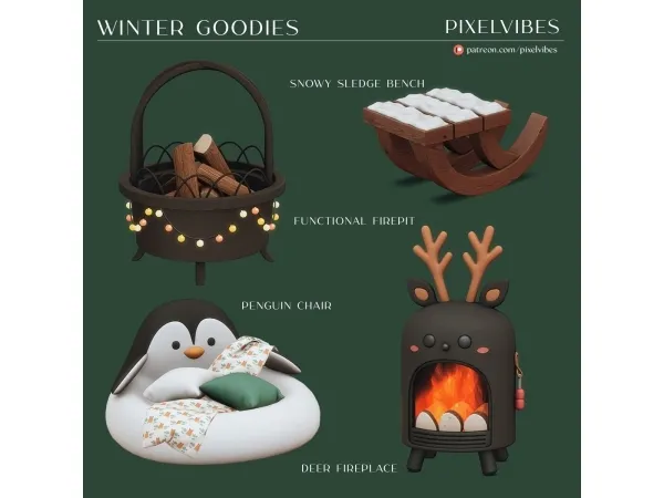 Alpha Winter Goodies - The Sims 4 Custom Content