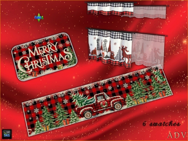 Mix Christmas kitchen deco by artedellavita_mabra - The Sims 4 Custom Content