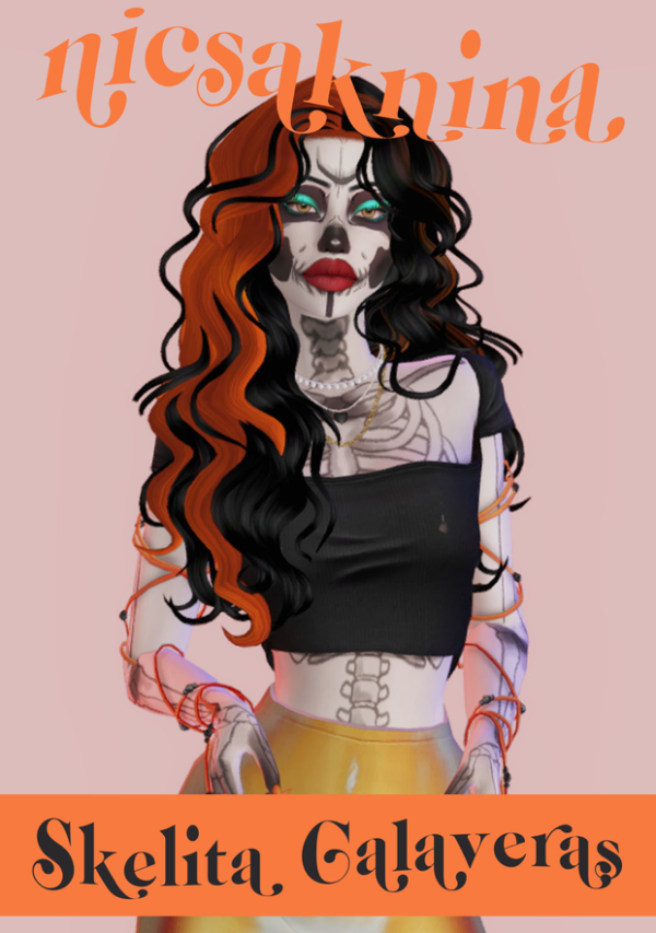Maxis Match Skelita Calaveras (MH) Downloadable sim by simsfinds - The Sims 4 Custom Content