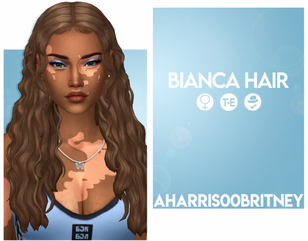 Maxis Match Bianca Hair by simsfinds - The Sims 4 Custom Content