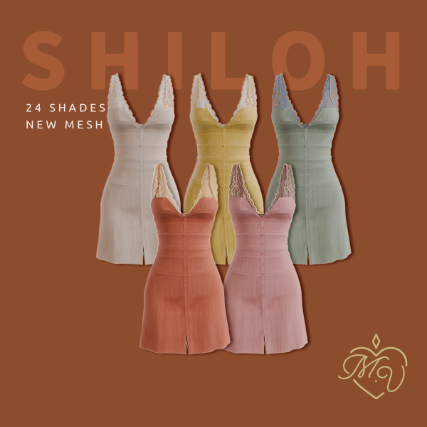 Maxis Match Shiloh Dress by simsfinds - The Sims 4 Custom Content