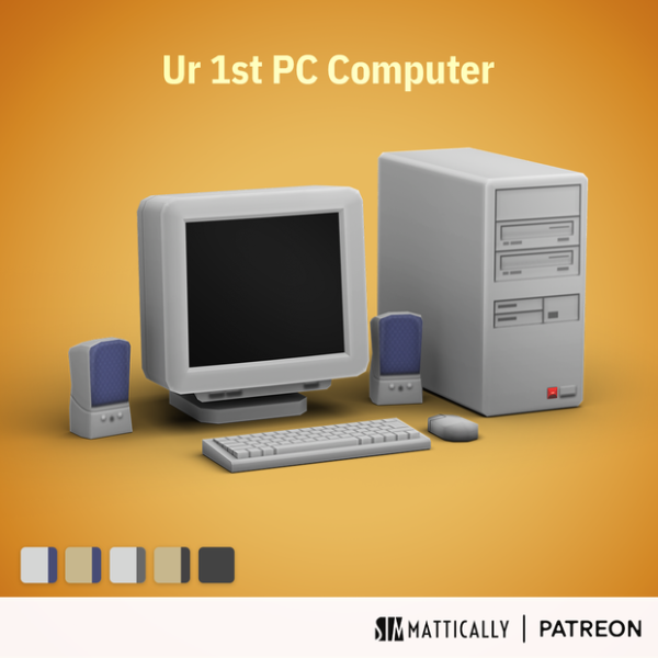 Maxis Match Ur 1st PC by simsfinds - The Sims 4 Custom Content