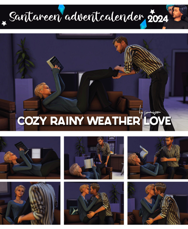 Mix Cozy rainy weather love by simsfinds - The Sims 4 Custom Content
