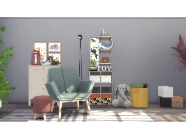Alpha [ARTVITALEX] QUINCY NURSERY EXTRA - The Sims 4 Custom Content