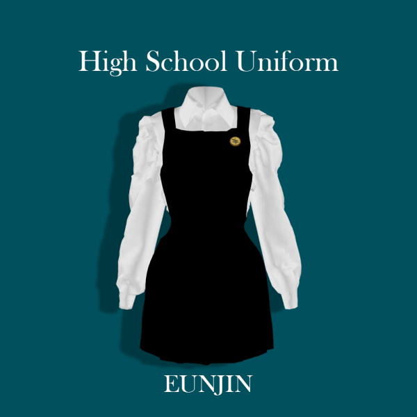 Mix [EUNJIN] High School Uniform by simsfinds - The Sims 4 Custom Content