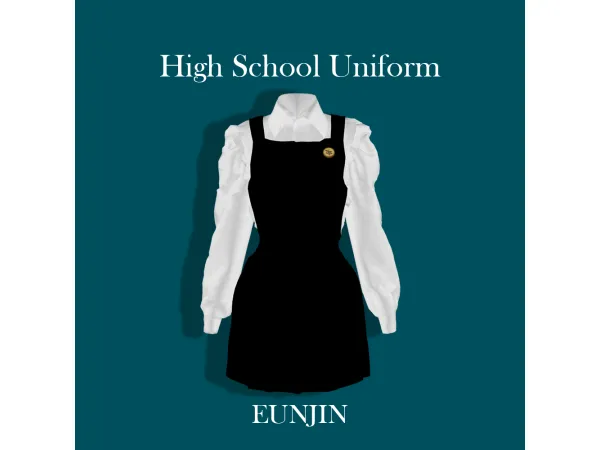 Mix [EUNJIN] High School Uniform - The Sims 4 Custom Content
