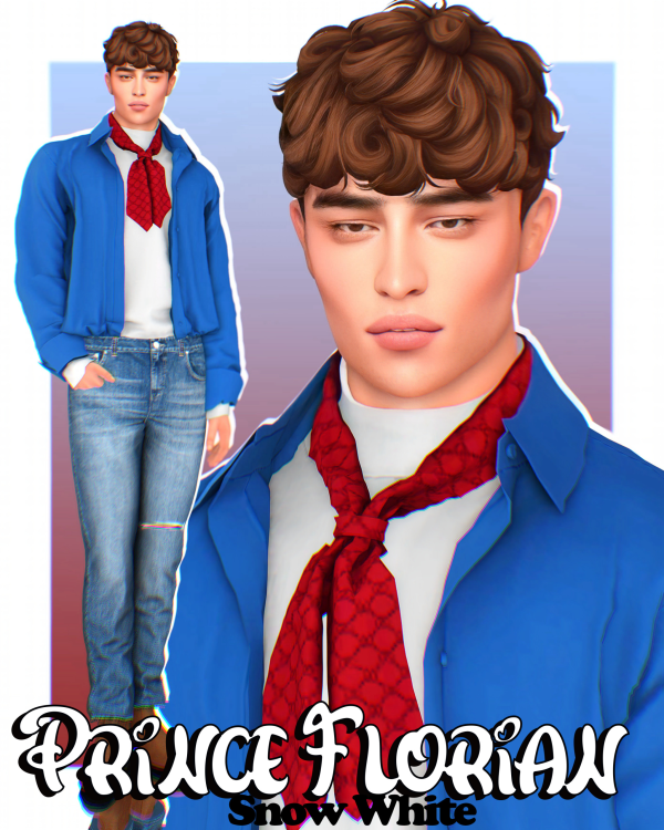 Mix Modern Prince Florian by ladybugtrait - The Sims 4 Custom Content