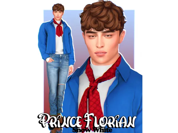 Mix Modern Prince Florian by Ladybugtrait - The Sims 4 Custom Content