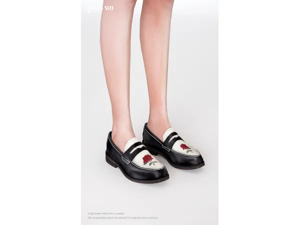Mix Duke Dexter Wilde Penny Loafers by charonlee - The Sims 4 Custom Content