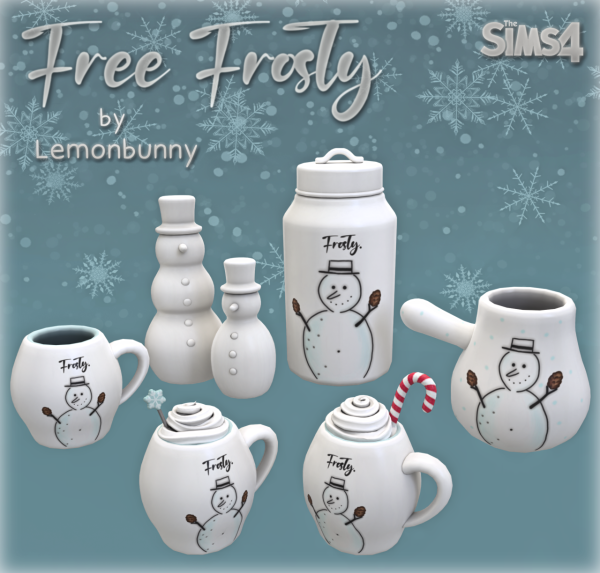 Maxis Match FREE FROSTY by lemonbunny - The Sims 4 Custom Content