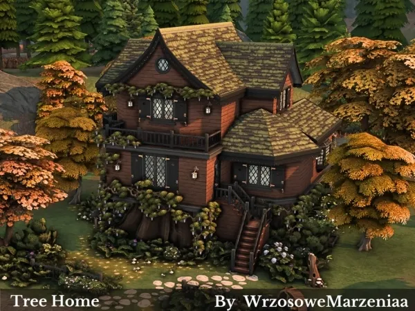 Maxis Match Tree House - The Sims 4 Custom Content