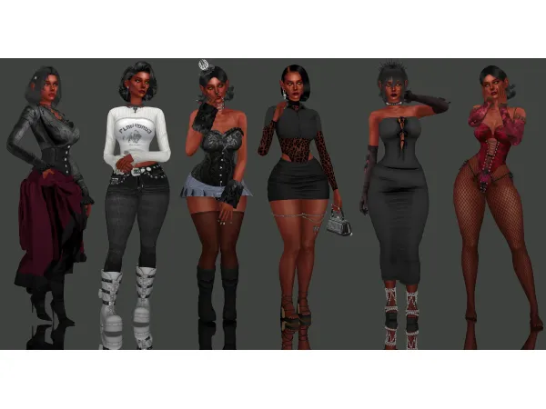 Alpha Azelle Bloodrose by sxtxxnlines - The Sims 4 Custom Content