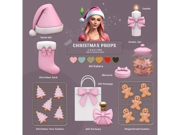 Mix Christmas Props - The Sims 4 Custom Content
