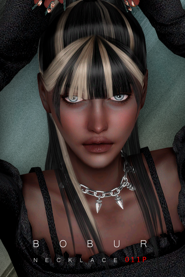 Alpha Bobur Chain Necklace by bobur - The Sims 4 Custom Content