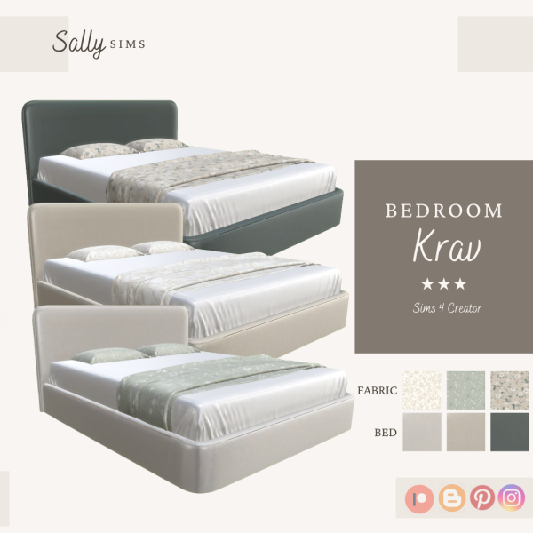 Alpha Bedroom Krav by sally4sims - The Sims 4 Custom Content