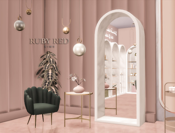 Mix Shell Chair Set by simsfinds - The Sims 4 Custom Content