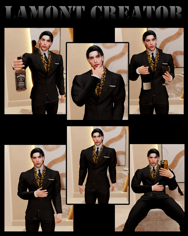 Mix random male 17 by lamontcreatorr - The Sims 4 Custom Content
