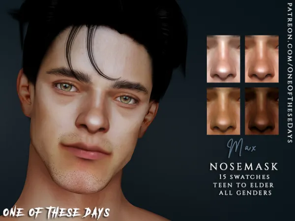 Alpha Nosemask018 Max - The Sims 4 Custom Content