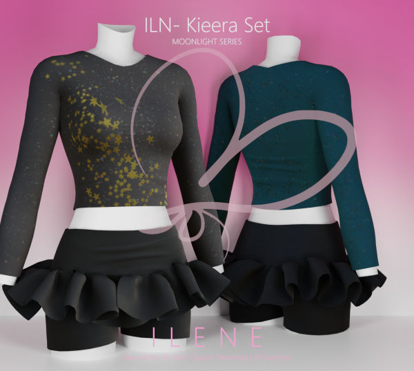 Maxis Match ILN Kierra Set by ilenes4 - The Sims 4 Custom Content