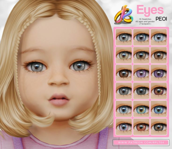 Alpha RPLts4 Eyes PE01 by robertaplobo - The Sims 4 Custom Content