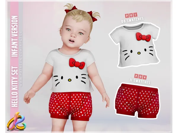 Hello Kitty Set by Rplts4 - The Sims 4 Custom Content