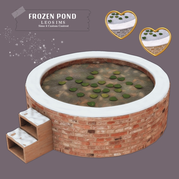 Mix Frozen Pond by leosims4cc - The Sims 4 Custom Content