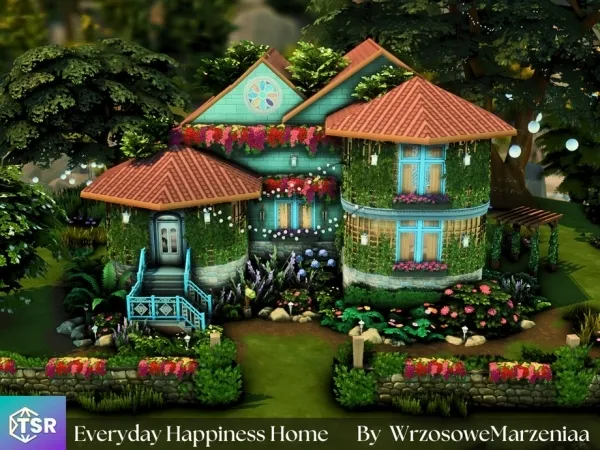 Maxis Match Everyday Happiness Home - The Sims 4 Custom Content