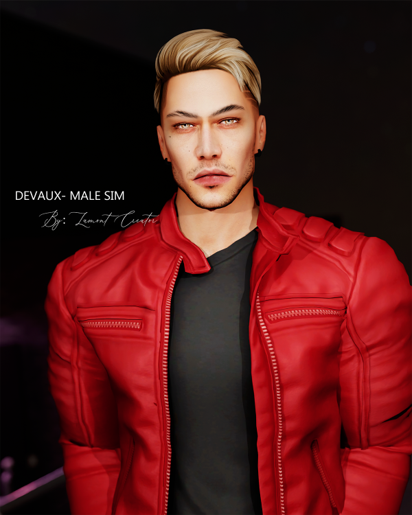 Mix devaux male sim by lamontcreatorr - The Sims 4 Custom Content