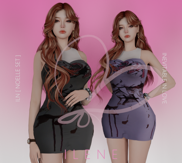 Maxis Match ILN Noelle Set by ilenes4 - The Sims 4 Custom Content