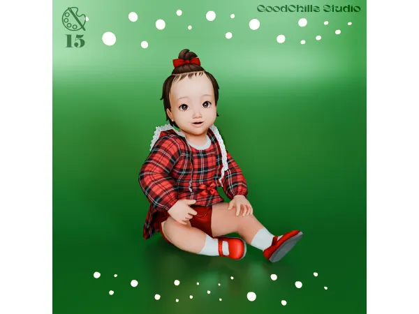 Maxis Match Maxis Match GCS December's 2024 Infant - The Sims 4 Custom Content