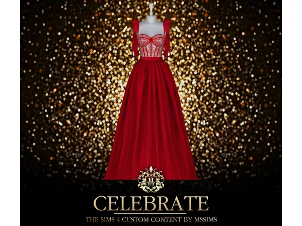 CELEBRATE GOWN by Mssims4