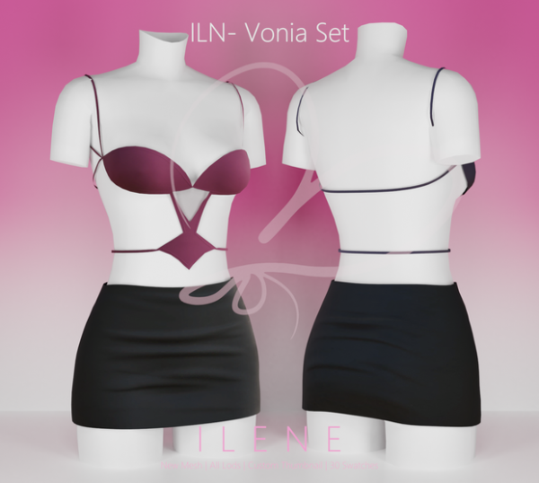 Mix Vonia Set by ilenes4 - The Sims 4 Custom Content