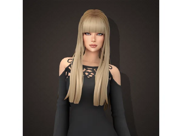 Maxis Match Aurum Sakura hairstyle - The Sims 4 Custom Content