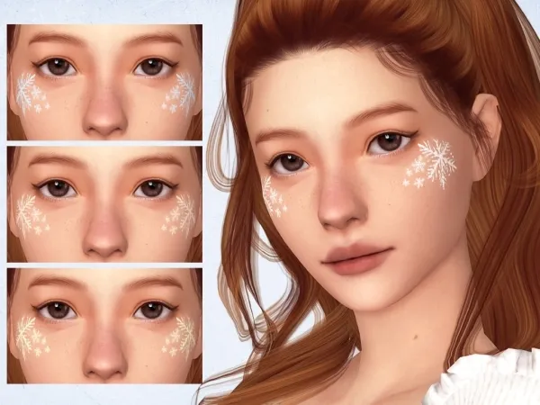 Snowflake Blush Makeup