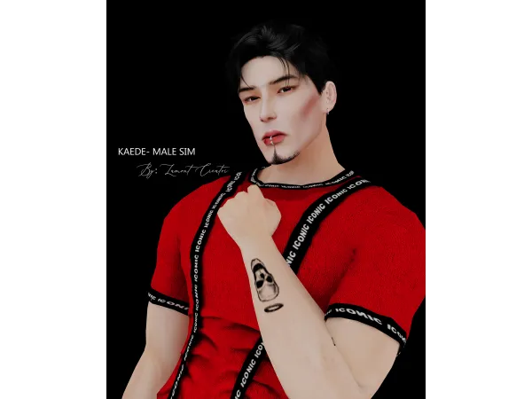 Mix kaede male sim - The Sims 4 Custom Content
