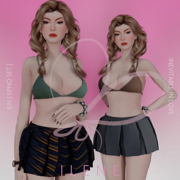 Mix ILN Epho Set by ilenes4 - The Sims 4 Custom Content